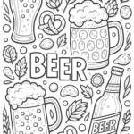Beer Coloring Pages