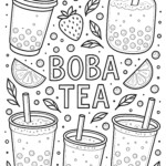 Boba Coloring Page