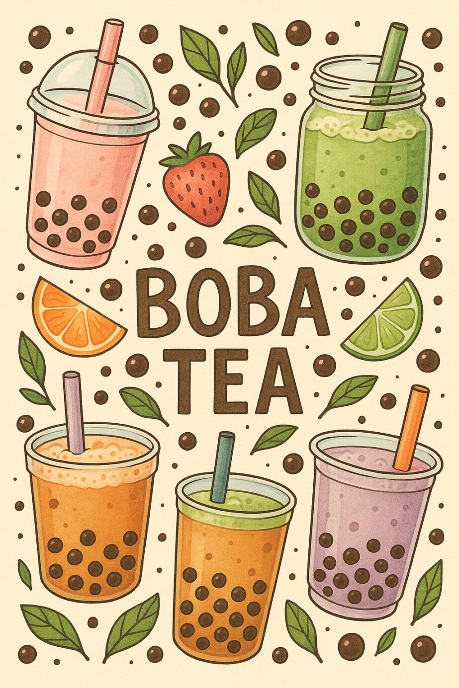 Boba Coloring Page 2
