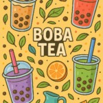 Boba Tea Coloring Page 2 2