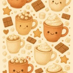 Hot Chocolate Coloring Page - Origin image