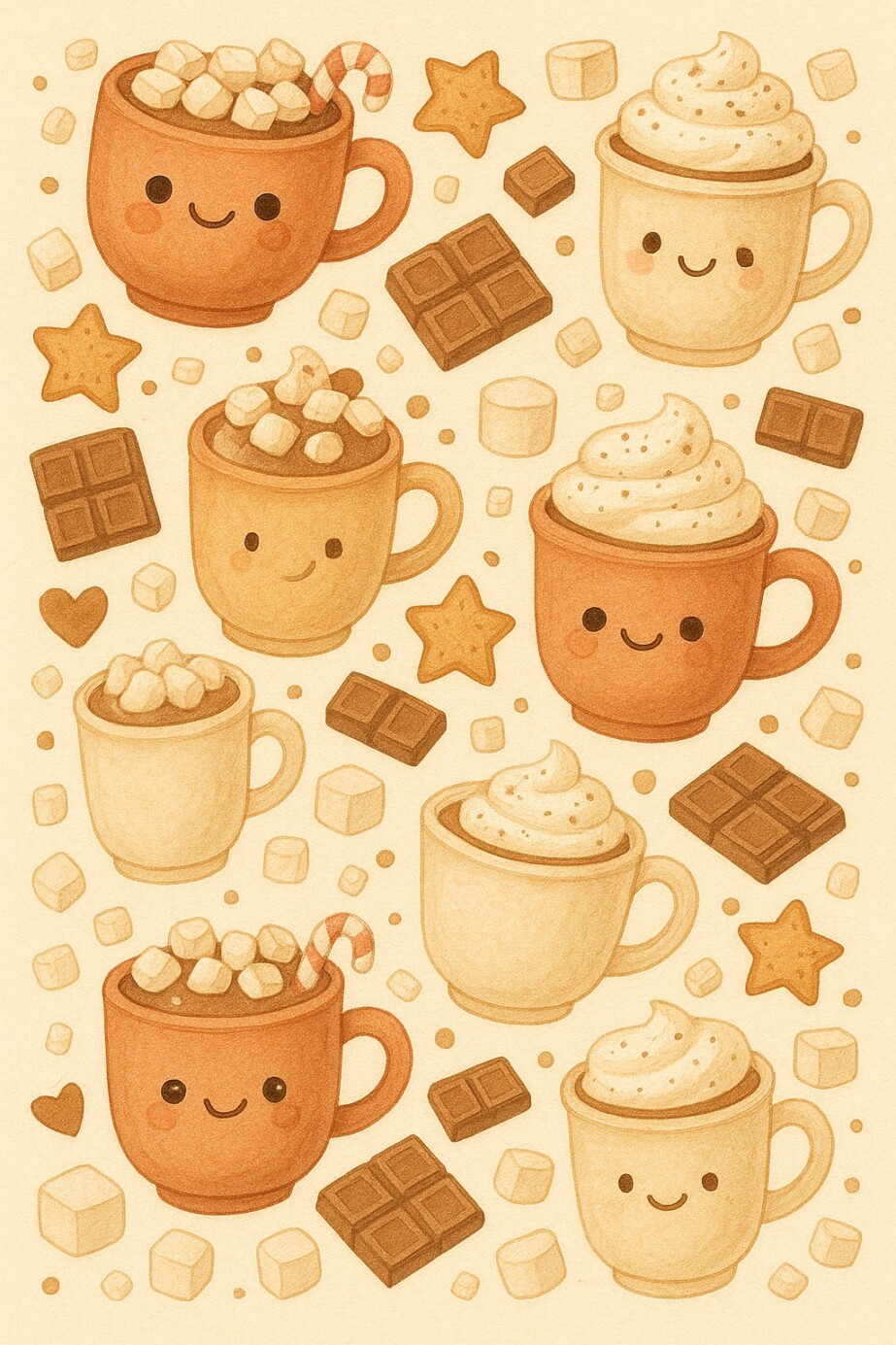 Hot Chocolate Coloring Page 2