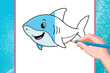 サメの描き方 – ステップバイステップの描き方ガイド