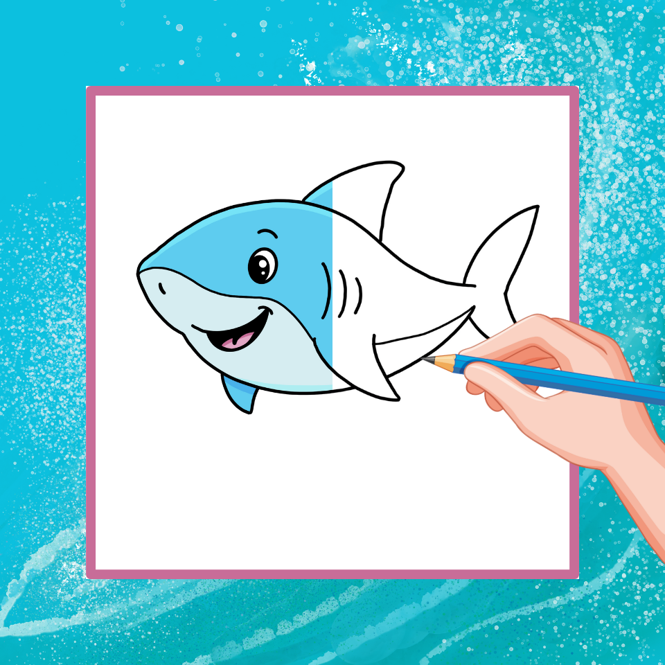 Comment dessiner un requin