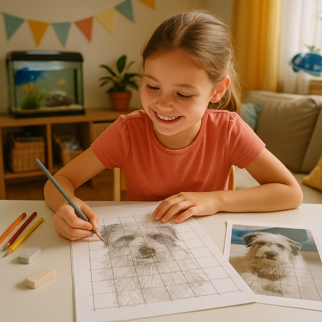 Comment dessiner avec une grille 5
