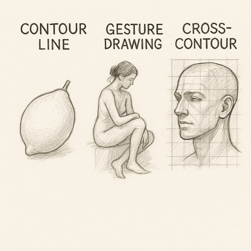 Dessin au trait vs Ombre 3