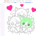 Mimi Panda Online coloring