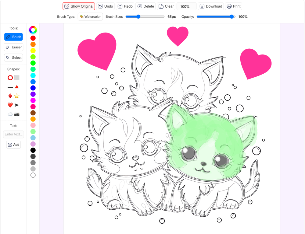 Mimi Panda Online coloring