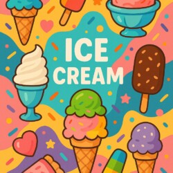 Color Page Ice Cream - Origin image