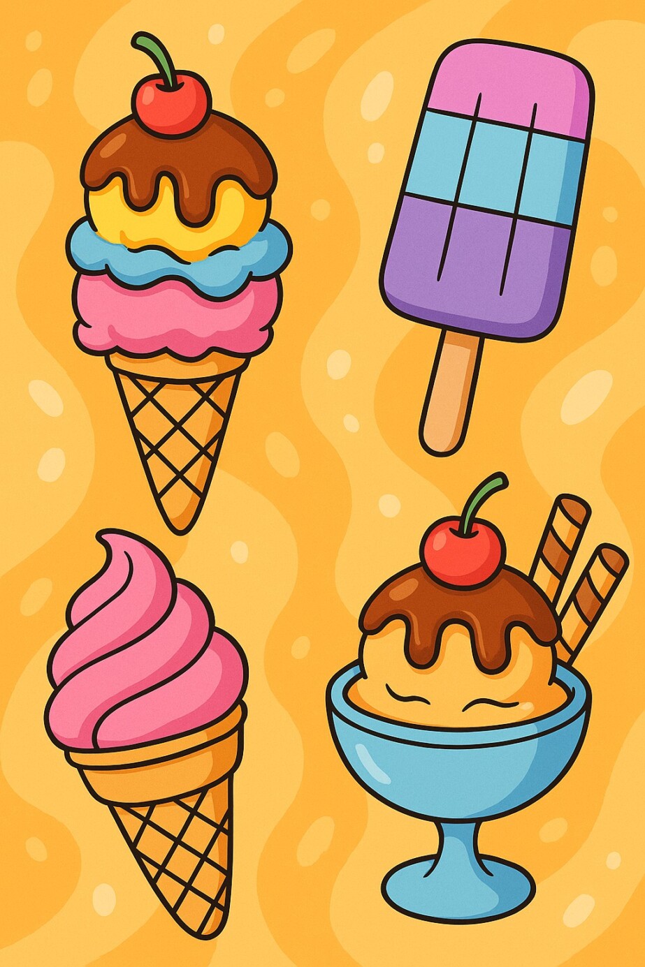 Coloring Picture Of Ice Cream 2