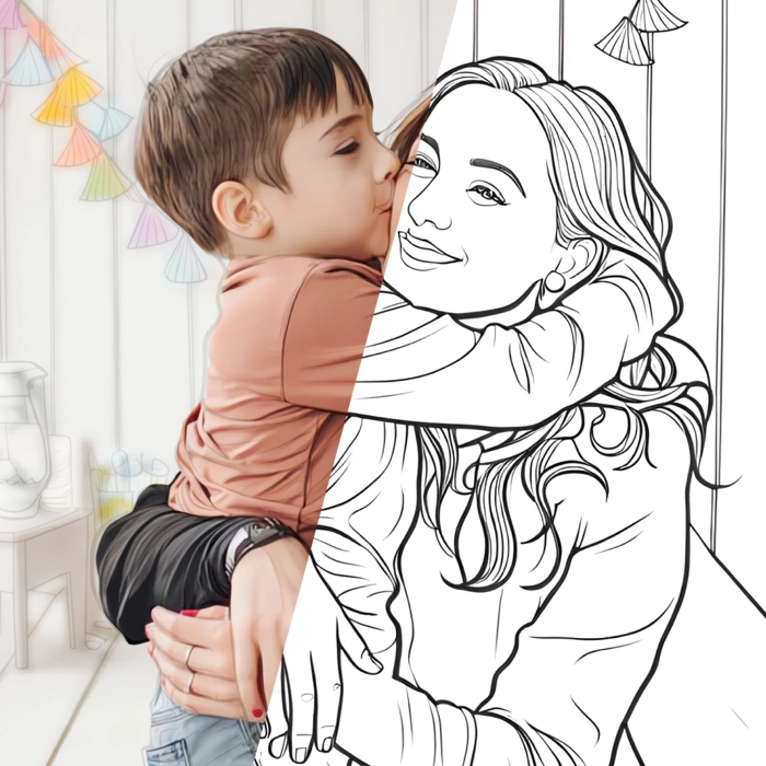 Exemple de création de page de coloriage en ligne