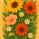 Summer Flower Coloring Pages 2 2