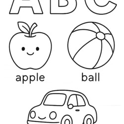 Abc Coloring - Printable Coloring page