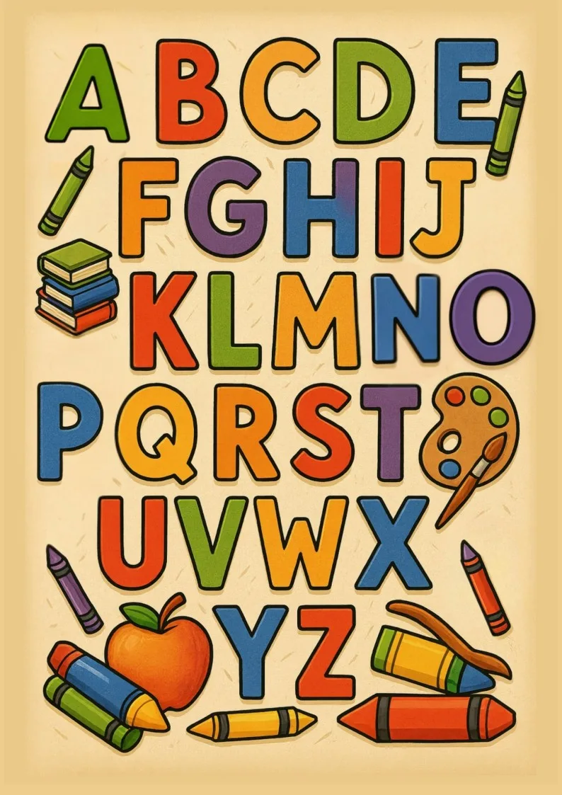 Alphabet Coloring Pages 2