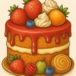 Cake Color Page - Origin image