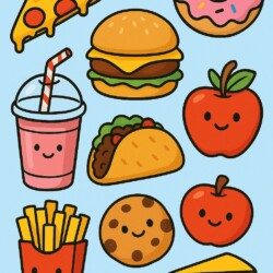Food Coloring Pages - Origin image