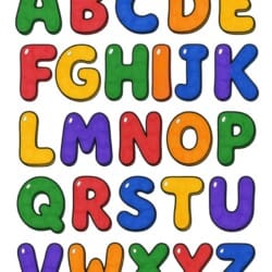 Letters Coloring Pages - Origin image