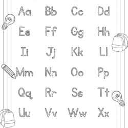 Best Abc Coloring - Printable Coloring page