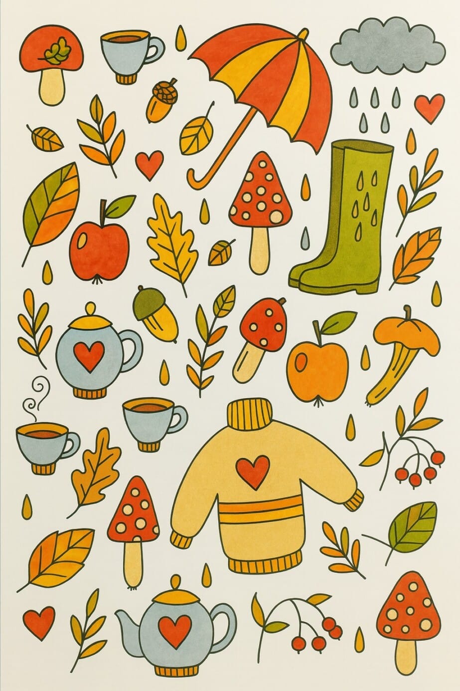 Coloring Book Fall 2