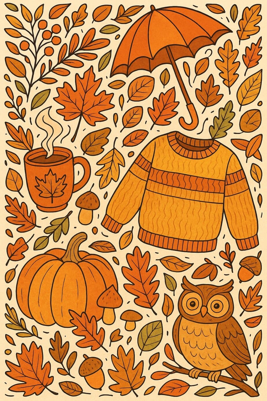 Coloring Pages For The Fall 2