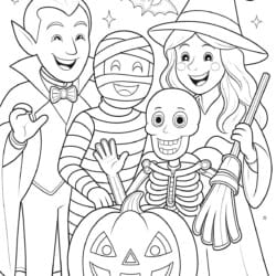 Halloween Coloring - Printable Coloring page