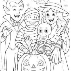 Halloween Coloring - Printable Coloring page