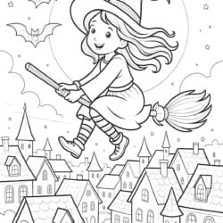 Halloween Sheets To Color - 印刷用ぬりえページ