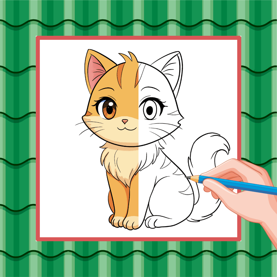 How to Draw an Anime Cat