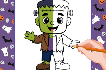Hoe Te Teken Frankenstein: Eenvoudige En Leuke Gids