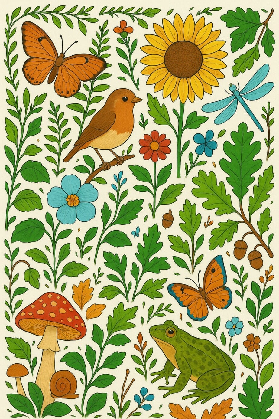 Nature Coloring Pages 2