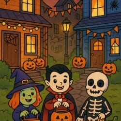 Printable Halloween Coloring Pages - Origin image