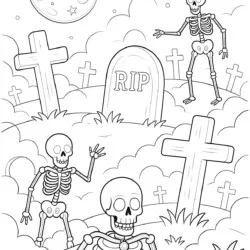 Coloring Halloween Sheets - Printable Coloring page
