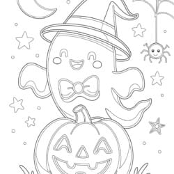 Cute Coloring Pages Halloween - Printable Coloring page
