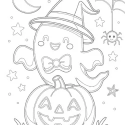 Cute Coloring Pages Halloween - Printable Coloring page