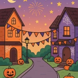 Halloween Color Pictures To Print - Origin image