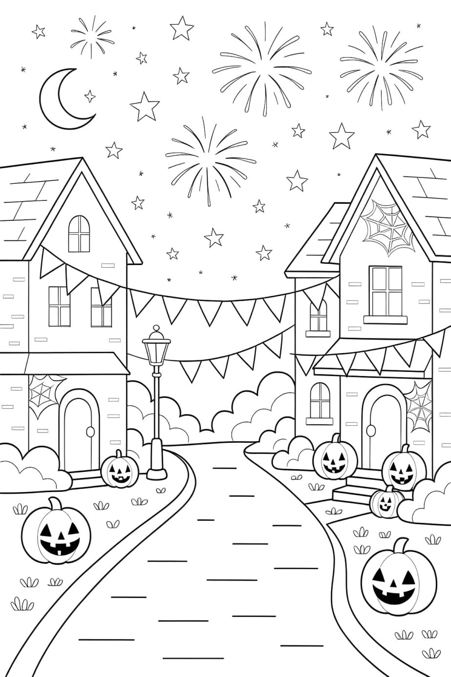 Halloween Color Pictures To Print