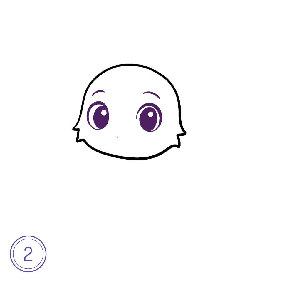 How to Draw a Bat Step 2
