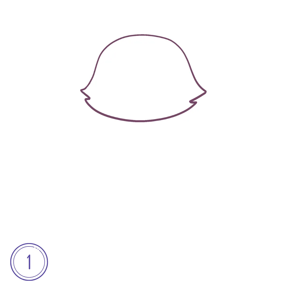 How to Draw a Halloween Cat Step 1