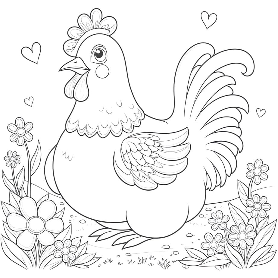 Chicken Coloring