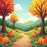 Four Seasons Colouring Page - Origin image