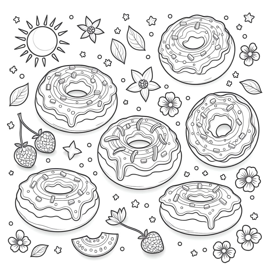 Donut Coloring