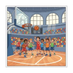 Basketball Color Page - Origin image