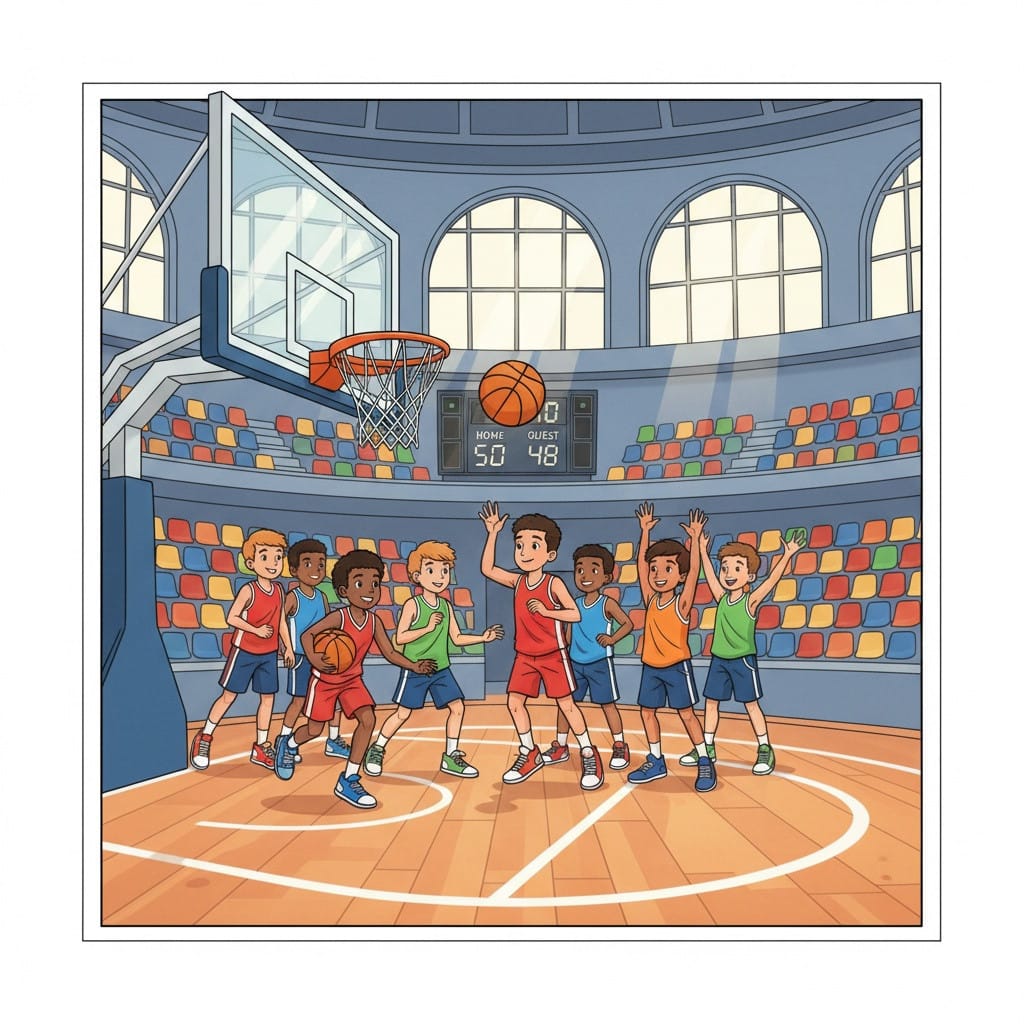 Basketball Color Page | Coloring Pages Mimi Panda