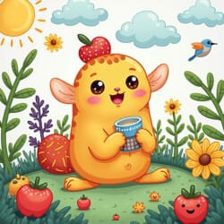 Coloring Sheet Food - Origin image