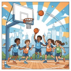 Basketball Color Sheet - Origin image