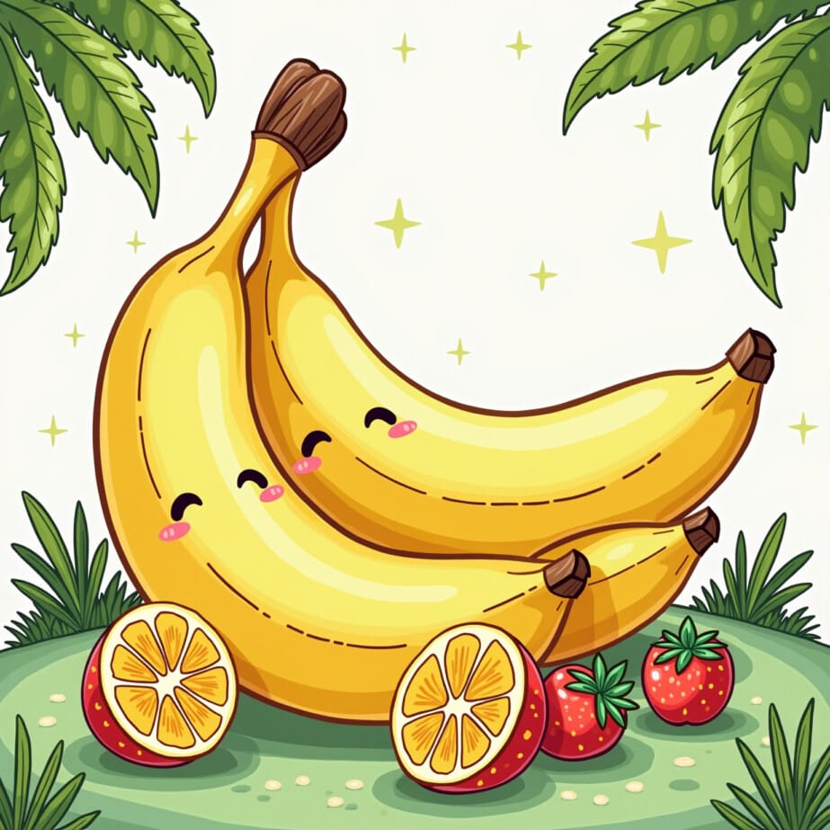 Banana Color Sheet 2