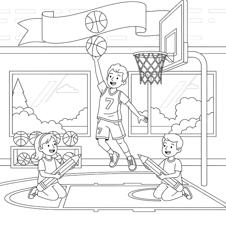 Basket Ball Coloring