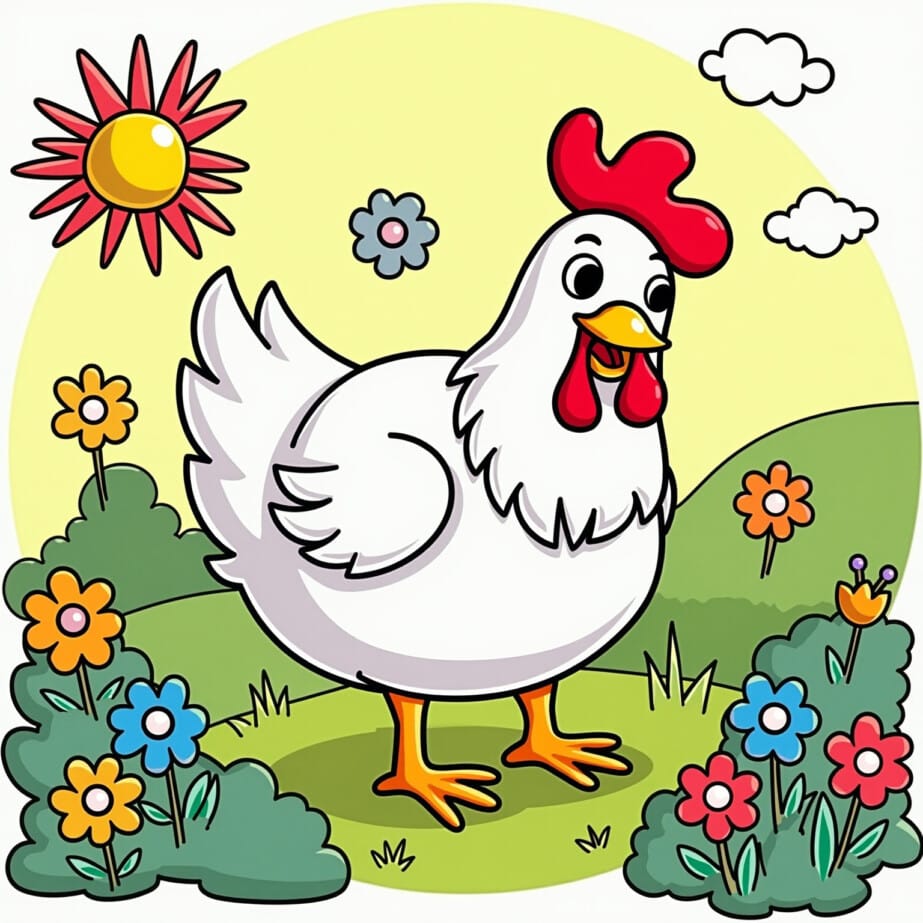 Chicken Color Page 2