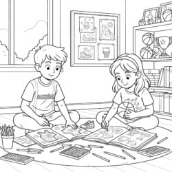 Basketball Coloring - Printable Coloring page