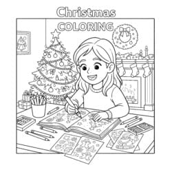 Christmas Coloring - Printable Coloring page